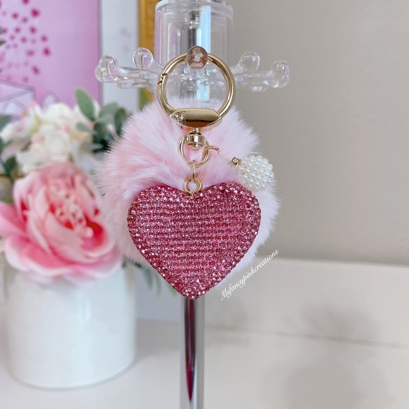 Rhinestone bling Keychain - Picture 3 of 3